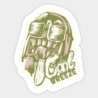 Cool breeze Sticker